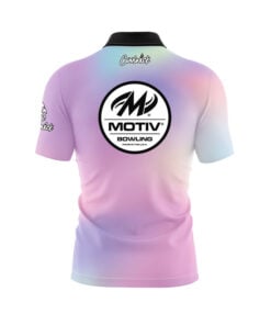 Alternative view of Motiv Cotton Candy Skies Quick Ship CoolWick Sash Zip Bowling Jersey
