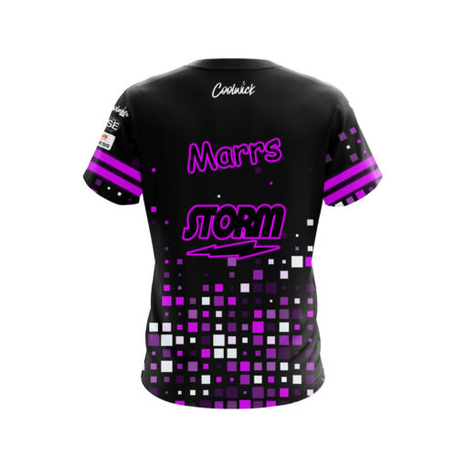 Storm Jerry Marrs Wings of Courage Breast Cancer Awareness CoolWick Bowling Jersey - Image 2