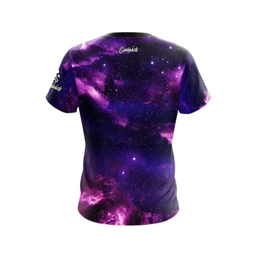 Purple Nebula CoolWick Bowling Jersey - Image 2