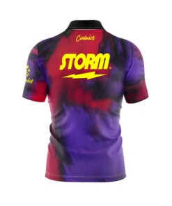 Alternative view of Storm Identity Black Cherry Purple Fast Track CoolWick Bowling Jersey