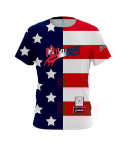 12Bagger Reign American Flag CoolWick Bowling Jersey