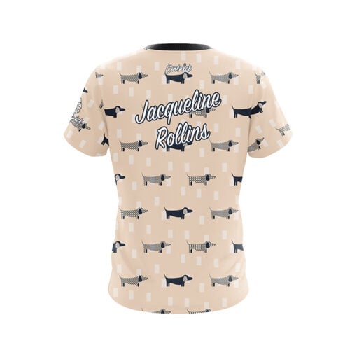 Hammer Jacqueline Rollins Dachshund Dog CoolWick Bowling Jersey - Image 2
