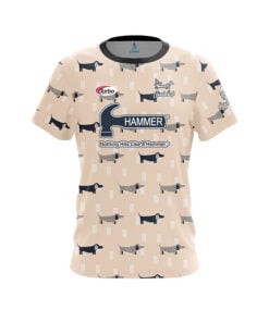 Hammer Jacqueline Rollins Dachshund Dog CoolWick Bowling Jersey