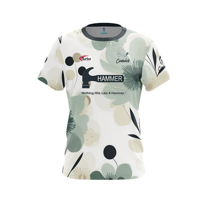 Hammer Jacqueline Rollins Forest Moss CoolWick Bowling Jersey