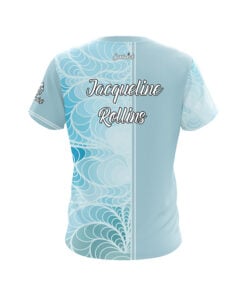 Alternative view of Hammer Jacqueline Rollins Split Aqua Gradient CoolWick Bowling Jersey