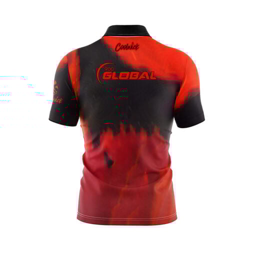 900 Global Ember Fast Track CoolWick Bowling Jersey - Image 2