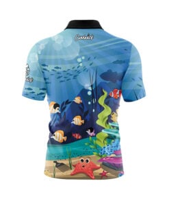 Alternative view of Fish Fast Track CoolWick Bowling Jersey