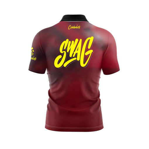 SWAG Black Dragon Pearl Fast Track CoolWick Bowling Jersey - Image 2