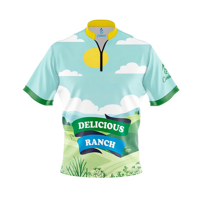 The CoolWick Sauce Ranch It Up Fast Track CoolWick Bowling Jersey