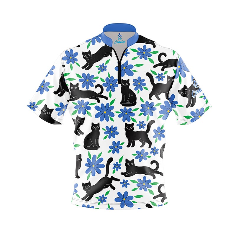 Spirited Kitties Fast Track CoolWick Bowling Jersey