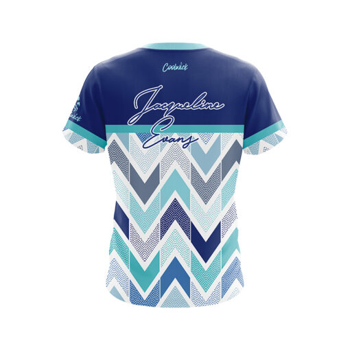Hammer Jacqueline Evans Doodle Dots CoolWick Bowling Jersey - Image 2