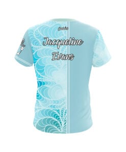 Alternative view of Hammer Jacqueline Evans Split Aqua Gradient CoolWick Bowling Jersey