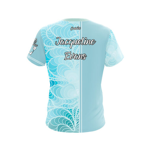 Hammer Jacqueline Evans Split Aqua Gradient CoolWick Bowling Jersey - Image 2