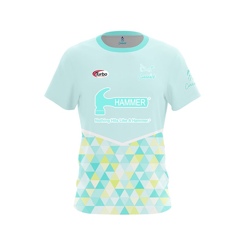 Hammer Jacqueline Rollins Triangular Blue CoolWick Bowling Jersey