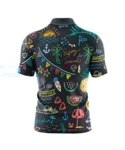 Alternative view of CoolWick Hello Summer Everyday Button Polo