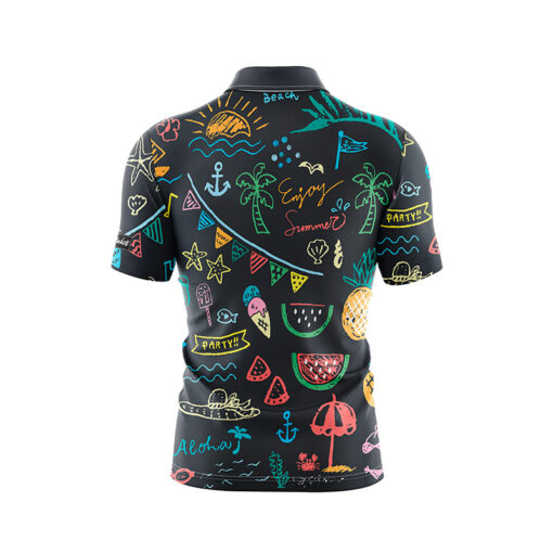 CoolWick Hello Summer Everyday Button Polo - Image 2