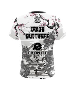 Alternative view of Ebonite Jakob Butturff Japanese Dragon CoolWick Bowling Jersey