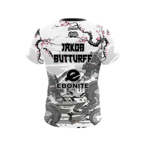 Ebonite Jakob Butturff Japanese Dragon CoolWick Bowling Jersey - Image 2