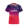 Jennifer Mauerman Flower Love Purple Fade CoolWick Bowling Jersey