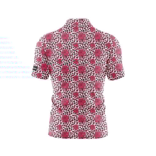 CoolWick Jungle Blossom Everyday Button Polo - Image 2