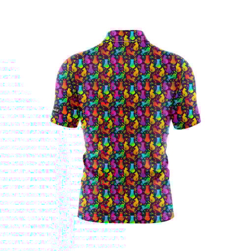 CoolWick Kitty at the Disco Everyday Button Polo - Image 2