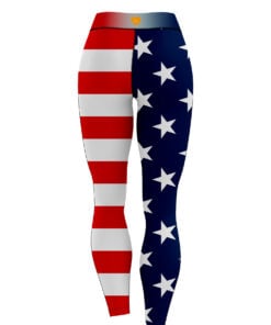 Alternative view of 12Bagger Reign American Flag CoolWick Leggings