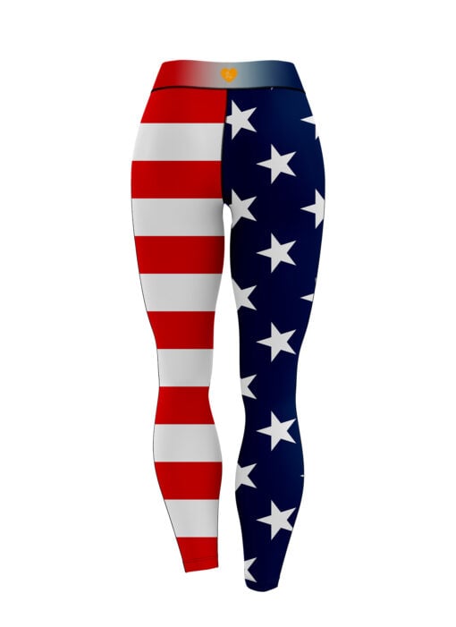 12Bagger Reign American Flag CoolWick Leggings - Image 2