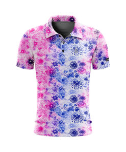 CoolWick Lavender Bloom Everyday Button Polo