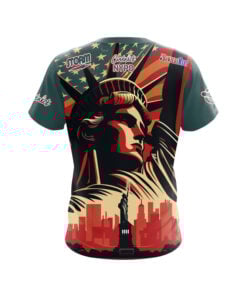 Alternative view of Storm NYPD Statue of Liberty CoolWick Bowling Jersey