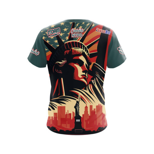 Storm NYPD Statue of Liberty CoolWick Bowling Jersey - Image 2