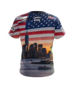 Alternative view of Storm NYPD NY Sunset CoolWick Bowling Jersey