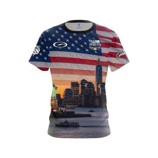 Storm NYPD NY Sunset CoolWick Bowling Jersey