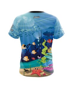 Alternative view of Fish CoolWick Bowling Jersey