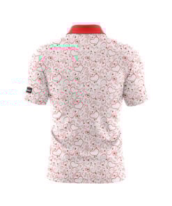 Alternative view of CoolWick Queen of Hearts Everyday Button Polo