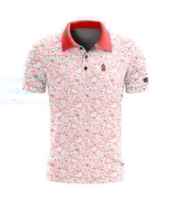 CoolWick Queen of Hearts Everyday Button Polo