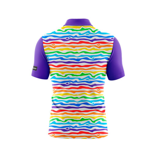 CoolWick Rainbow Drift Everyday Button Polo - Image 2