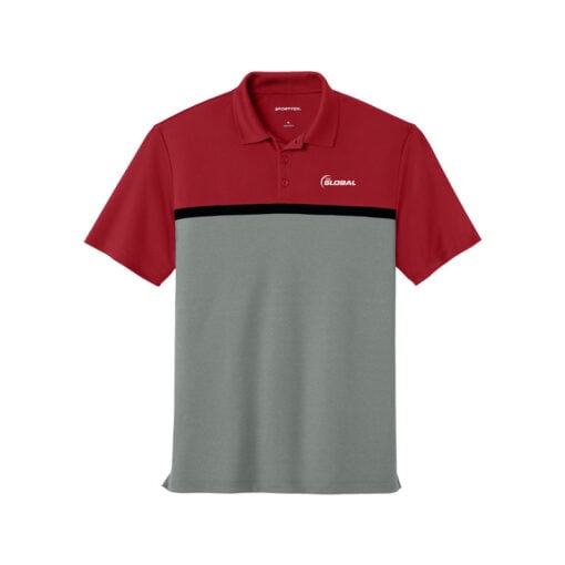 900 Global UV Micropique Colorblock Bowling Polo - Image 2