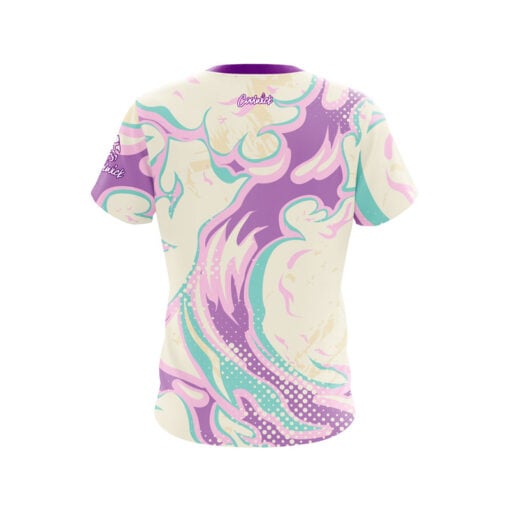 Abstract Fire Liquid Lava CoolWick Bowling Jersey - Image 2