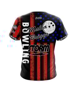 Alternative view of Storm Malia Briggs American Flag CoolWick Bowling Jersey