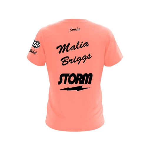 Storm Malia Briggs Peachy Pink CoolWick Bowling Jersey - Image 2