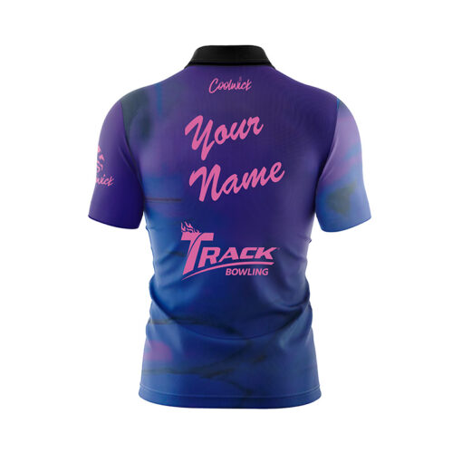 Track Theorem Solid Fast Track CoolWick Bowling Jersey - Image 3