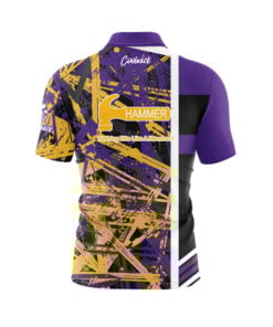 Alternative view of Hammer Black Mamba Quick Ship CoolWick Sash Zip Bowling Jersey