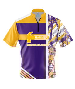 Hammer Mamba Quick Ship CoolWick Sash Zip Bowling Jersey