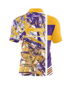 Alternative view of Hammer Mamba Quick Ship CoolWick Sash Zip Bowling Jersey