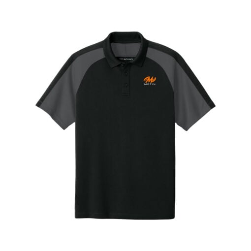 Motiv Wearever Performance Pique Colorblock Bowling Polo - Image 5