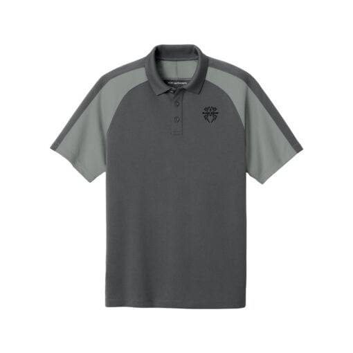 Black Widow Wearever Performance Pique Colorblock Bowling Polo - Image 3