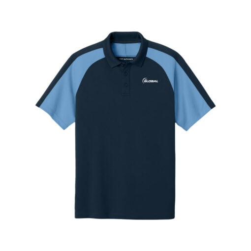 900 Global Wearever Performance Pique Colorblock Bowling Polo - Image 3