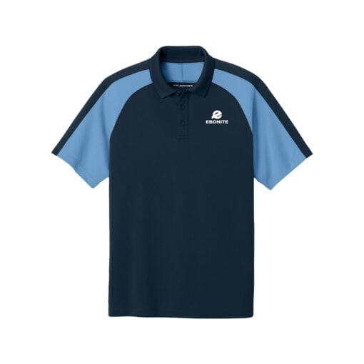Ebonite Wearever Performance Pique Colorblock Bowling Polo - Image 3