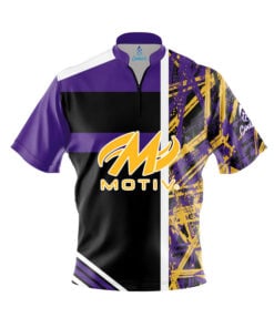 Motiv Black Mamba Quick Ship CoolWick Sash Zip Bowling Jersey