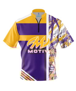 Motiv Mamba Quick Ship CoolWick Sash Zip Bowling Jersey